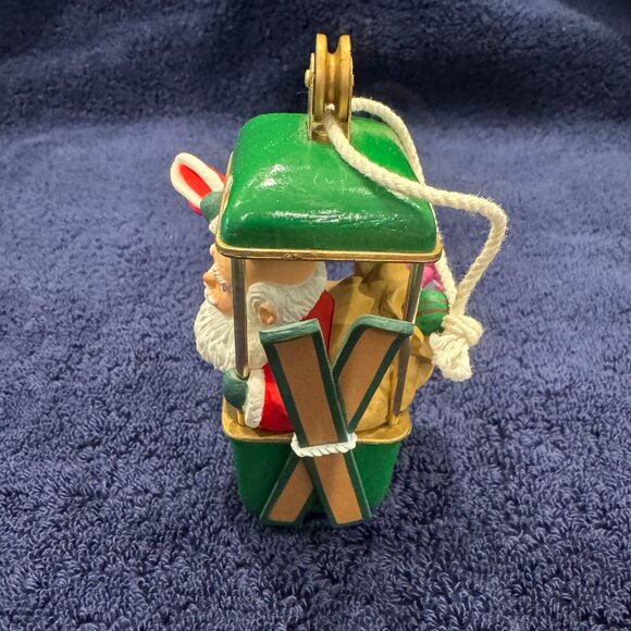 1985 Hallmark “Santa’s Ski Trip” Ornament — With Original Box - Picture 3 of 9